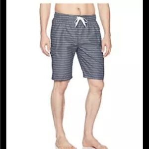 Kanu Surf Men's Flex Swim Trunks Line Up Charcoal  Sz M